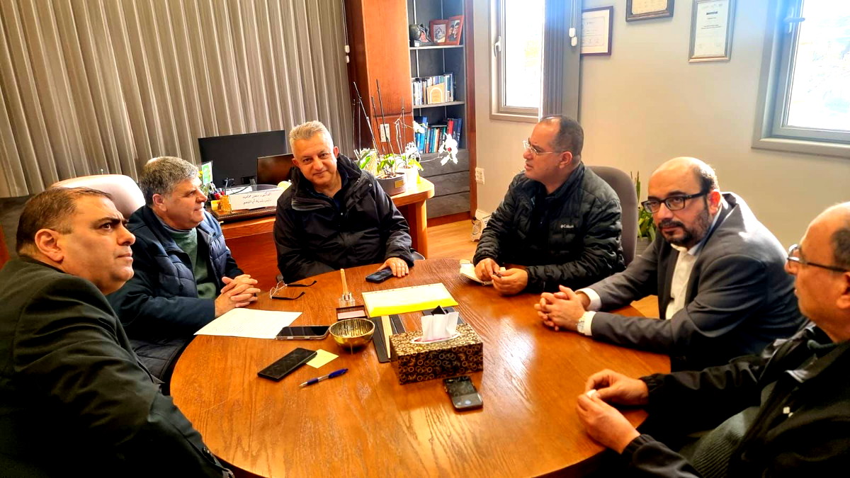 التجمع مستمر في طرح مبادرته للحوار الوطنيّ ويلتقي الإسلاميّة الجنوبيّة ورئيس بلديّة أم الفحم سمير محاميد