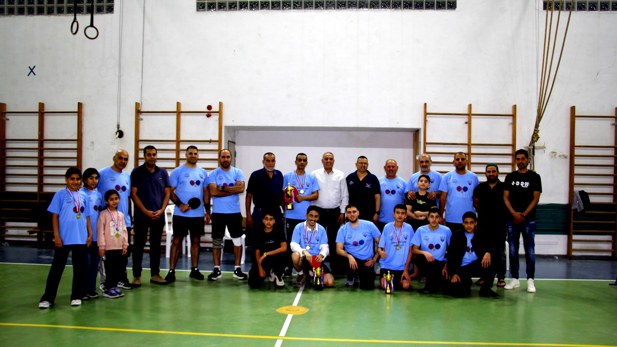 بلدية كفر قرع تختتم بطولة تنس الطاولة بأجواء حماسية