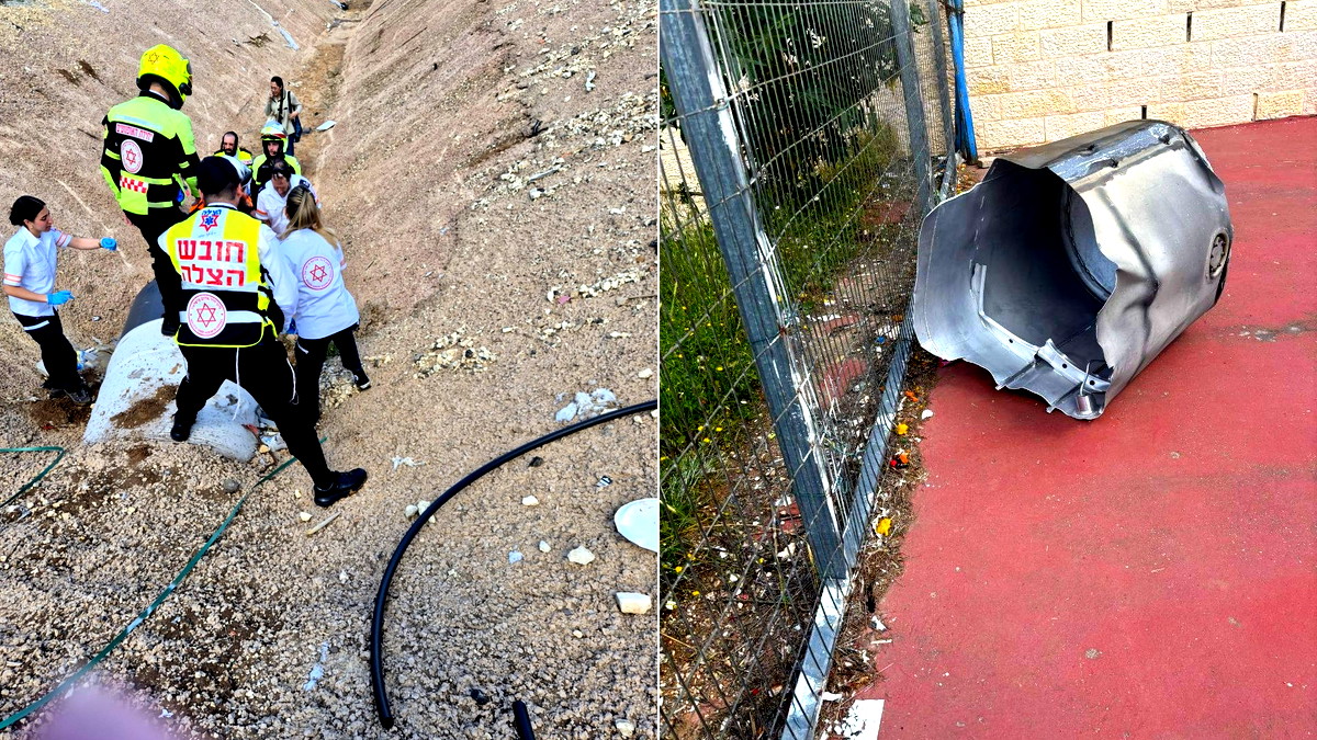 الجيش يعلن عن  اعترض صاروخ قادم من اليمن خارح الأجواء الإسرائيلية.. وإصابة سيدتين أثناء توجههم للملجأ