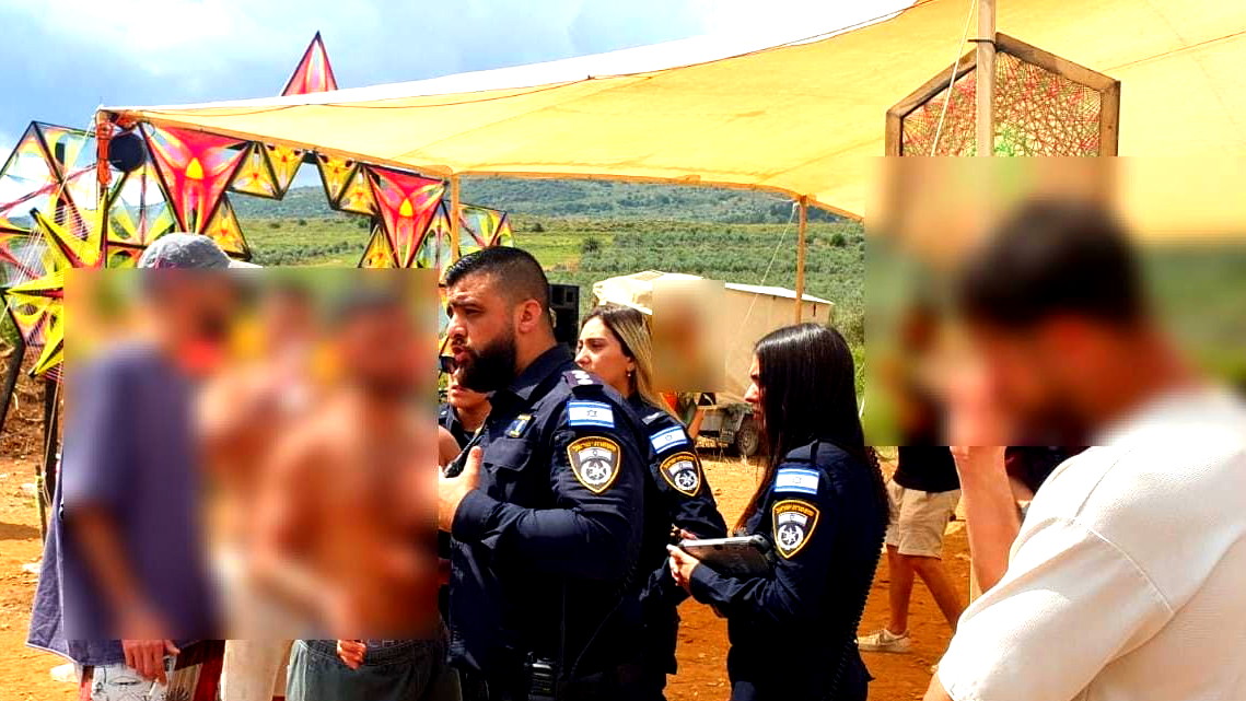 الشرطة تفرق احتفالاً غير قانونيّ في الطّبيعة بالقرب من مدينة المغار بمشاركة حوالي 1000 شابّ