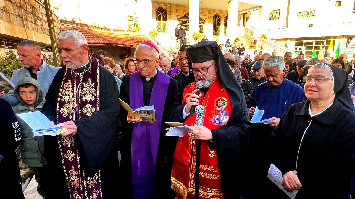 مسيرة مراحل درب الآلام في يافة الناصرة 