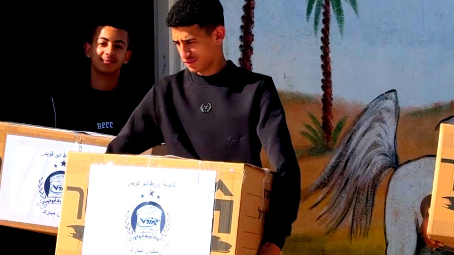 النقب: حملة تبرعات بتفاعل واسع تنظمها ثانوية أورط أبو قويدر