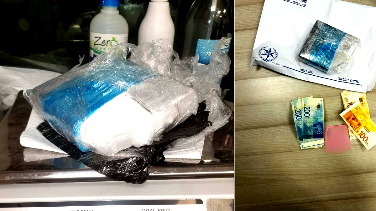 ضبط 700 غرام من مادة يشتبه بأنها كوكايين و10,000 شيكل بحوزة شابين من رهط قرب مدخل حيفا