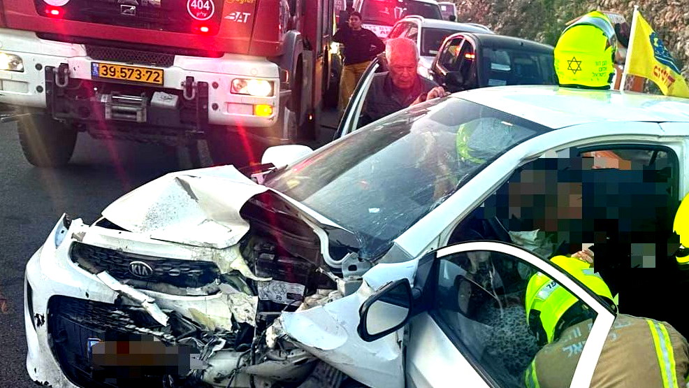 مصرع رجل واصابة 3 اخرين بجراح خطيرة ومتوسطة بحادث طرق على شارع 8900 بين روش پينا وصفد بالشمال