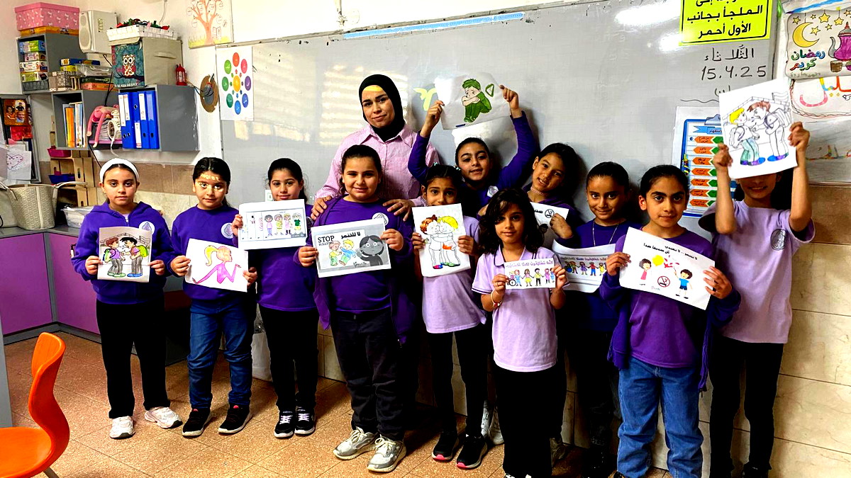 الناشطون الجماهيريون في قسم الخدمات الاجتماعية يبدعون في أسبوع "بقلوب أنقى نسمو ونرتقي" 