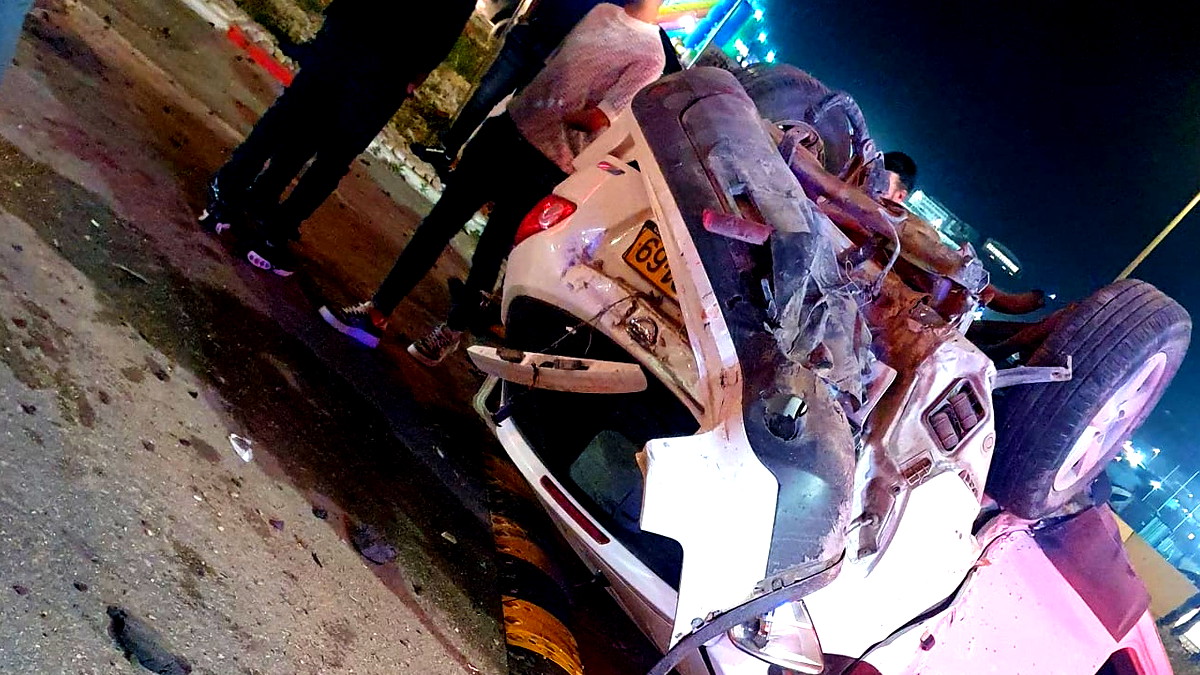 اصابة شخص بجراح متوسطة بحادث طرق قرب مدينة طمرة