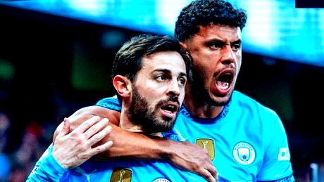 ثنائية برتغالية تُخلص مانشستر سيتي من مُطاردة أستون فيلا