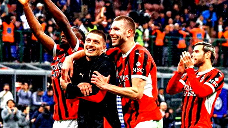 ميلان يصعق إنتر بثلاثية في ديربي الغضب ويبلغ نهائي الكأس