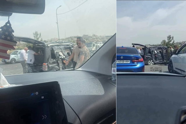 منطقة الضفة الغربية: 5 إصابات إثر حادث طرق على شارع 35.. سيدة بحالة حرجة