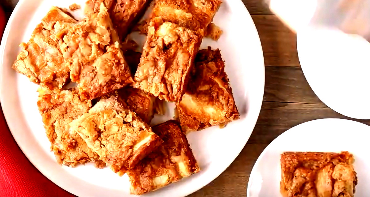 طريقة تحضير براونيز التفاح في المنزل 