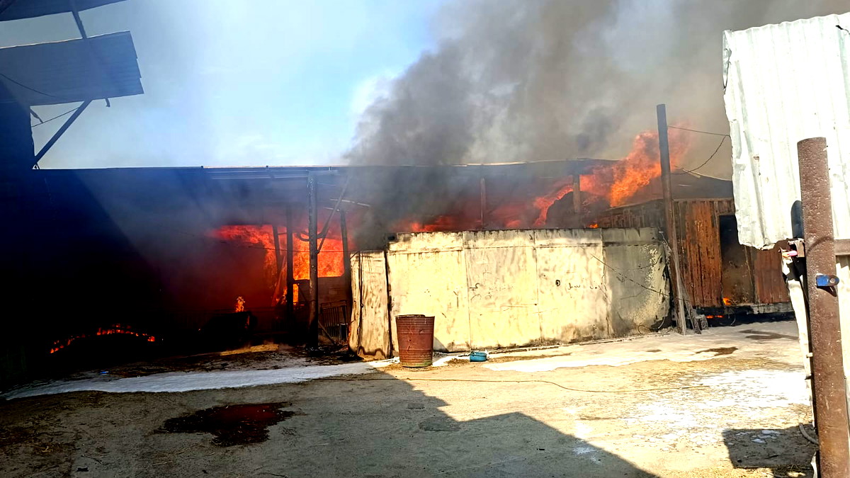 حريق في اللد وشابين بحالة متوسطة إثر استنشاق الدخان