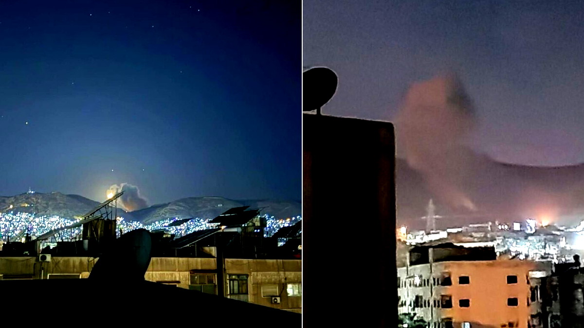 غارات إسرائيلية واسعة على قواعد عسكرية سورية في عدة محافظات