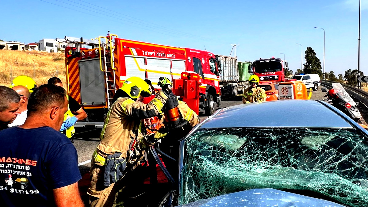 اصابات خطيرة ومتوسطة اثر حادث طرق بالقرب من بوريا- طبريا