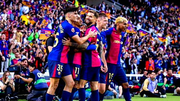 برشلونة يفوز على ريال مدريد 4-3 ويعزز صدارته في الدوري الاسباني