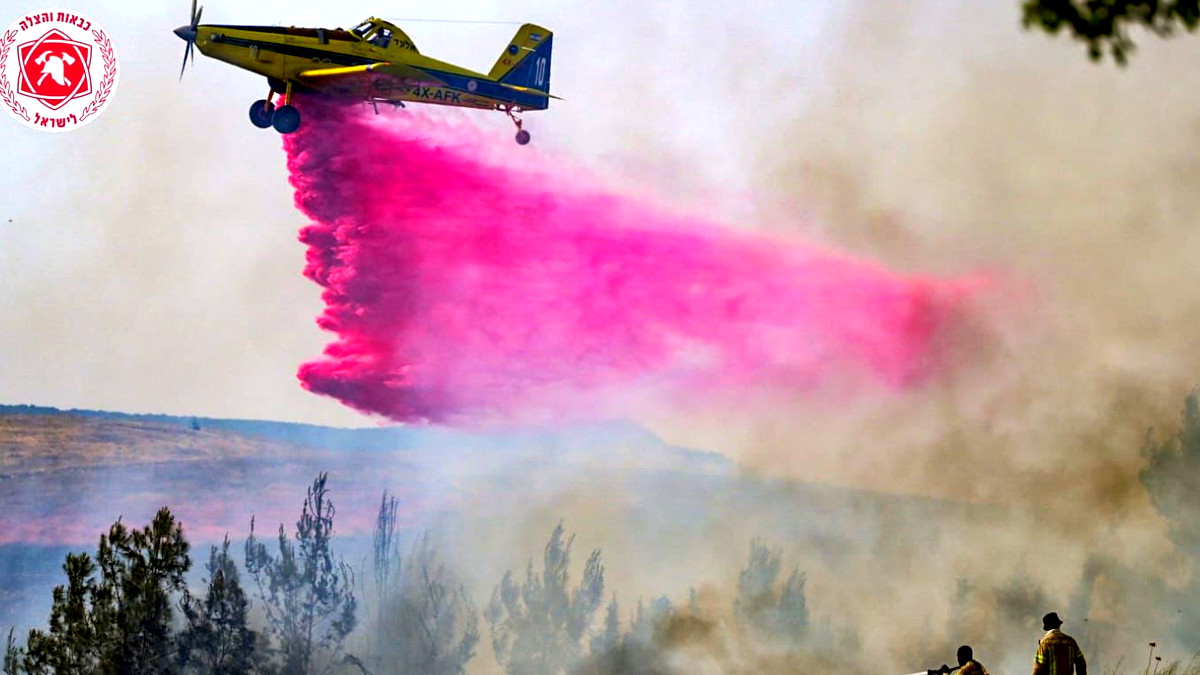 سلطة الاطفاء والانقاذ: اكثر من 190 حريق في انحاء البلاد اليوم