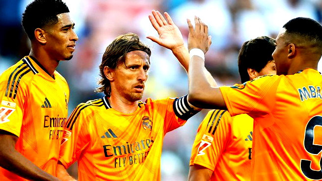 ريال مدريد يقهر 9 لاعبين من إشبيلية بهدفي مبابي وبيلينغهام