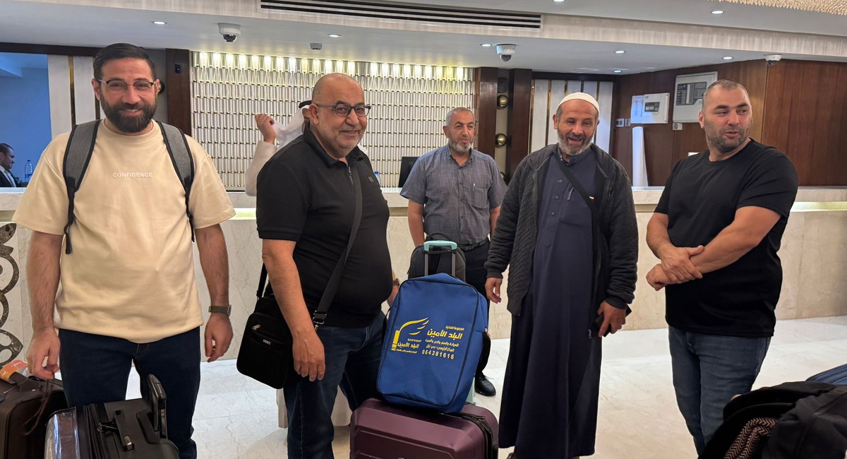 انطلاق البعثة الإدارية التابعة للجنة التنسيق العليا لشؤون الحج والعمرة لمسلمي 48