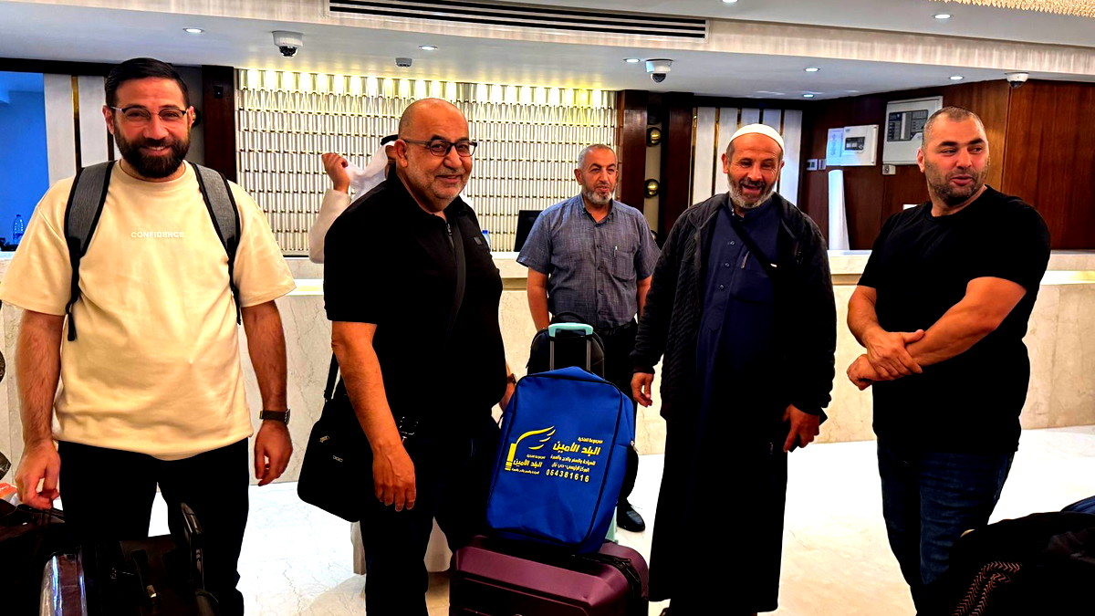 انطلاق البعثة الإدارية التابعة للجنة التنسيق العليا لشؤون الحج والعمرة لمسلمي 48