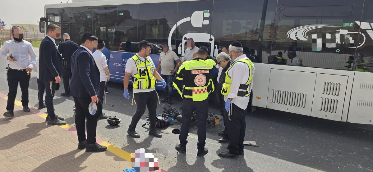 إصابة خطيرة لشاب (40 عامًا) إثر حادث طرق وقع بين دراجة كهربائية وحافلة قرب اوفاكيم