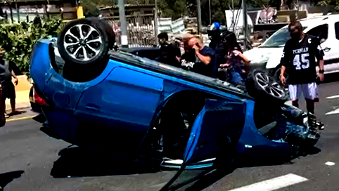 إصابة امرأة (67 عامًا) بجروح متوسطة إثر انقلاب مركبتها على شارع 85 عند مدخل الرامة