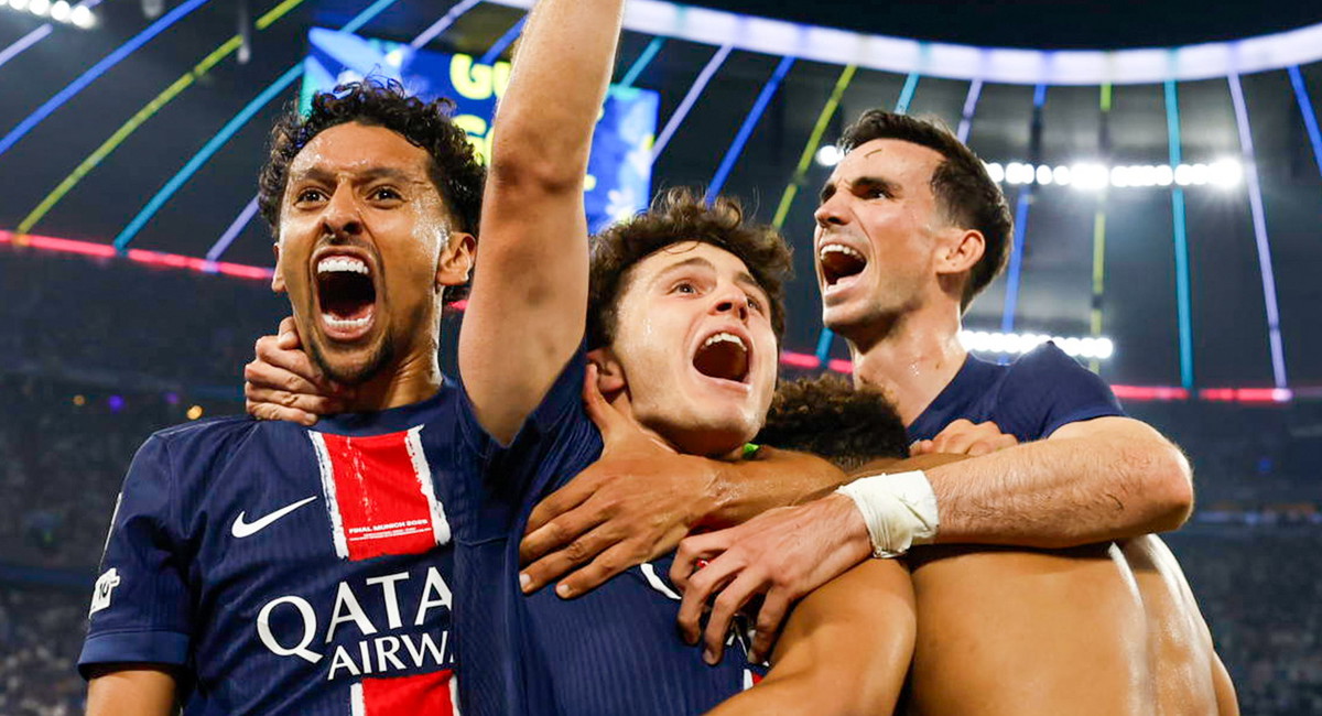 باريس سان جيرمان يحقق لقب دوري أبطال أوروبا لأول مرة بفوزه على إنتر ميلان 5-0