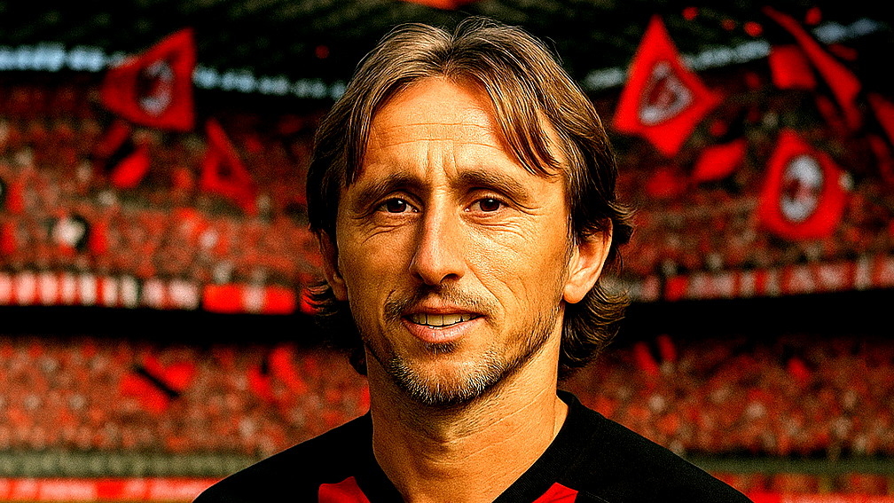 لاعب ريال مدريد الإسباني السابق، الكرواتي لوكا مودريتش يقترب من الانتقال إلى ميلان الإيطالي