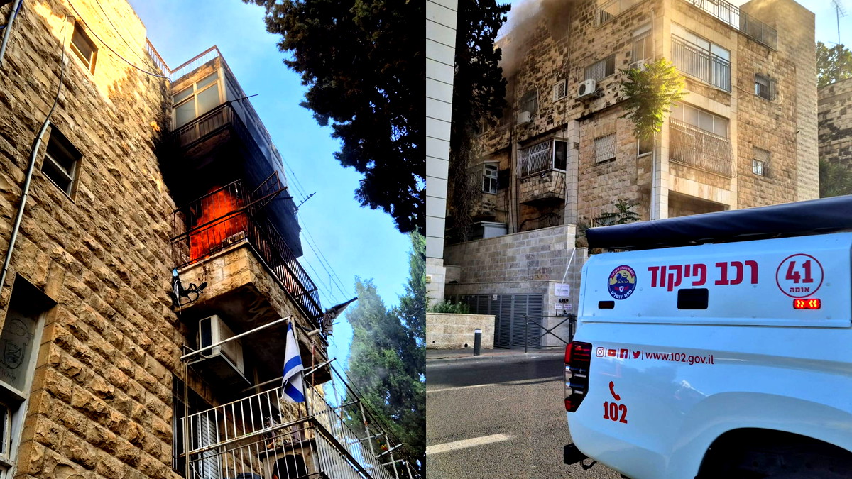 القدس: سيدة بحالة حرجة جرّاء حريق شبّ داخل شقة سكنية في كريات موشيه