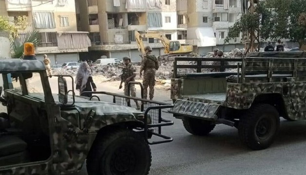 الجيش اللبناني يكشف على مواقع في ضاحية بيروت الجنوبية بطلب من لجنة المراقبة
