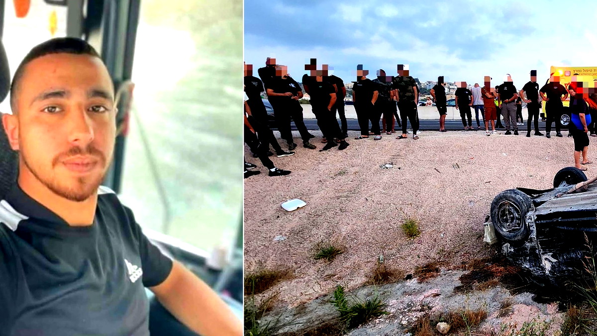 مصرع الشاب امير عمرية من ابطن بحادث انقلاب سيارة قرب حيفا