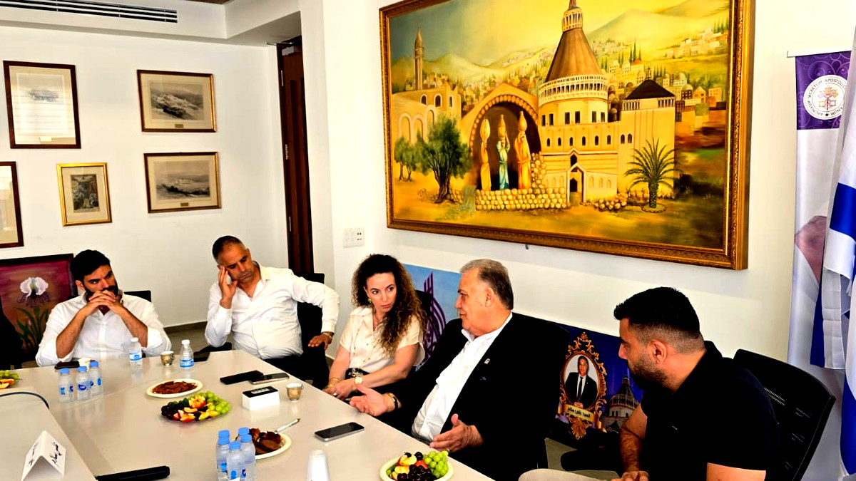  وزيرة البيئة عيديت سلمان في زيارة رسمية لمدينة الناصرة مؤكّدة دعمها الكامل للبلدية