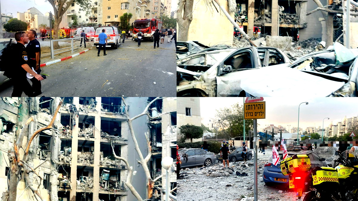 بئر السبع: مقتل 5 أشخاص وإصابة آخرين بسقوط صاروخ على مبنى سكني