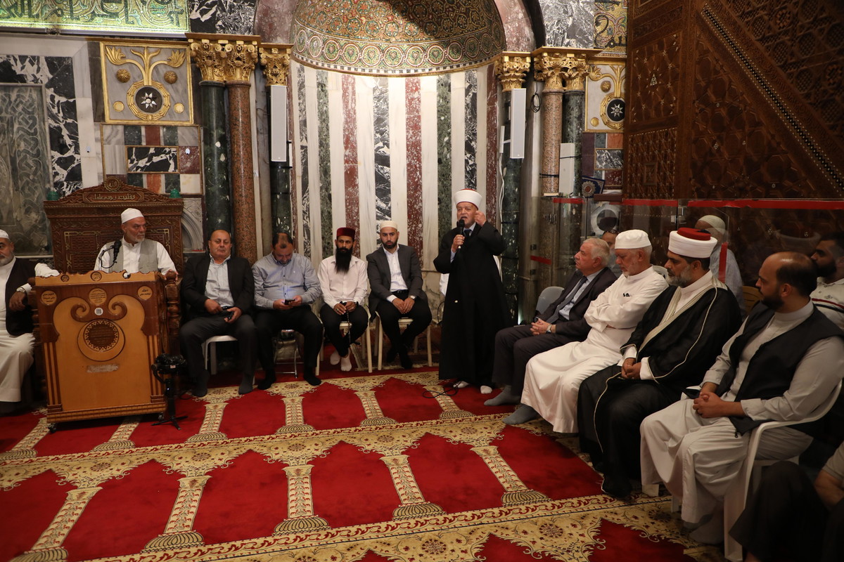 إحياء رأس السنة الهجرية في المسجد الأقصى المبارك باحتفال ديني