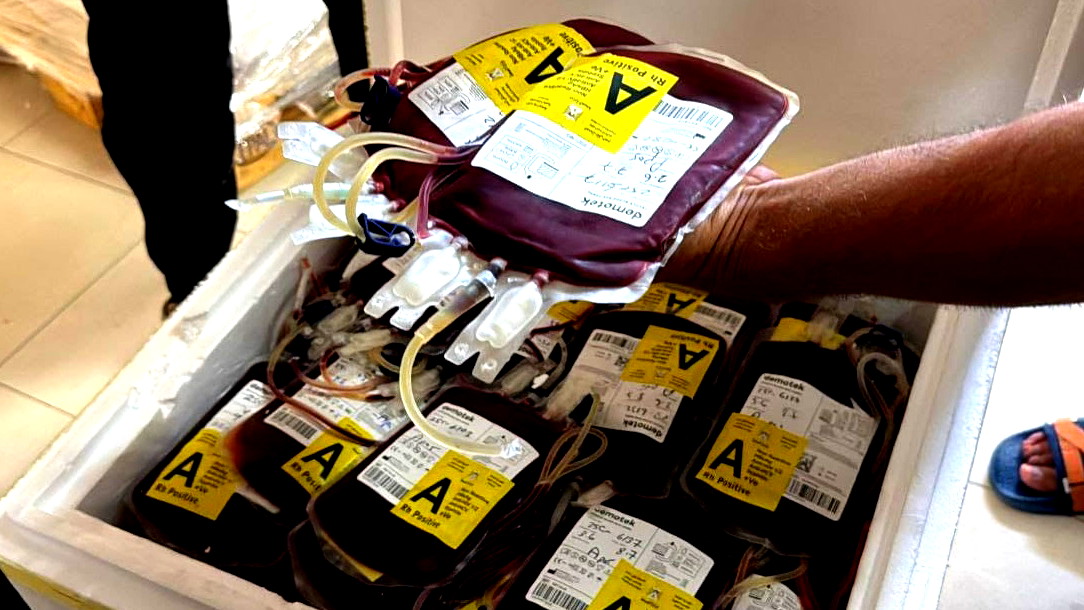 نجمة داوود الحمراء: وحدات الدم المُرسلة إلى غزة جاءت من دول عربية وليست من إسرائيل