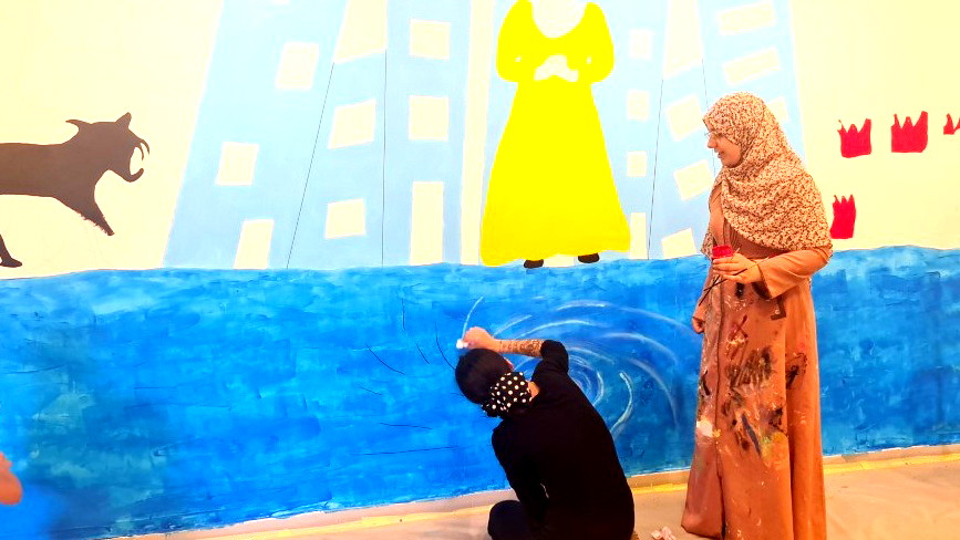 افتتاح المعرض الختامي لبرنامج الإقامة الفنية في متحف أم الفحم للفن،  بالتعاون مع مؤسسة مفعال هبايس