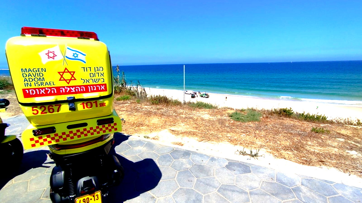 أشكلون: مُسن بحالة خطيرة بعد تعرضه للغرق