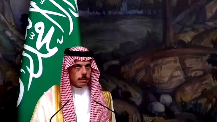 وزير الخارجية السعودي ردًا على إمكانية التطبيع مع إسرائيل: الأولوية الآن للتوصل إلى وقف لإطلاق النار في غزة