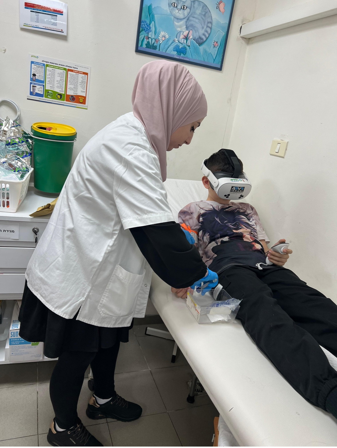 ابتكار طبي في لواء الشمال – كلاليت: إدخال نظارات الواقع الافتراضي (VR) إلى مركز صحة الطفل ״ديانا״ في الناصرة