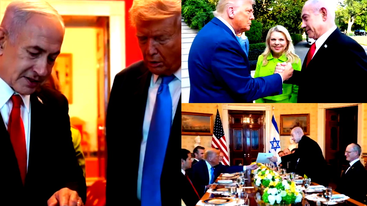 خلال زيارته الأخيرة إلى واشنطن| مصادر: بنيامين نتنياهو يسلّم دونالد ترامب رسالة يعلن فيها عن ترشيحه لجائزة نوبل للسلام