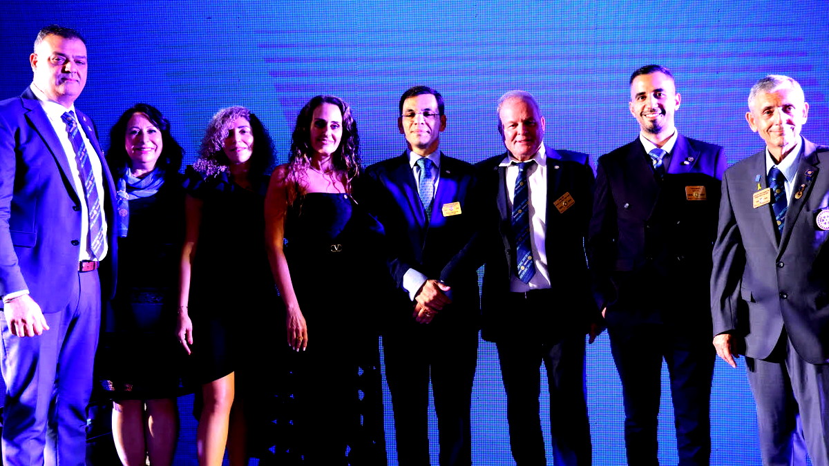 الناصرة: اقامة حفل تبادل العمداء في روتاري إسرائيل