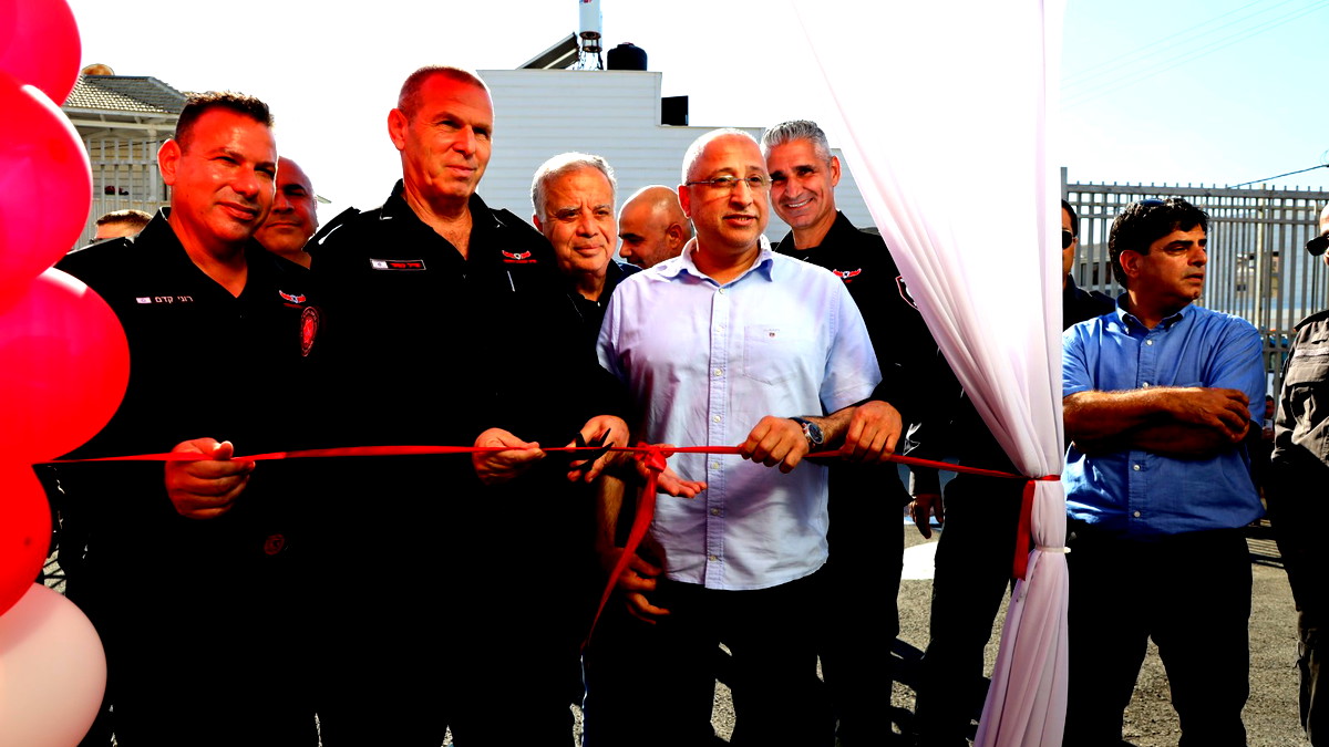  الاحتفال بافتتاح نقطة إطفاء وإنقاذ  مزوّدة بسيارة ومعدّات في كفرقاسم