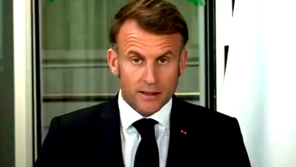 ماكرون يعلن الاعتراف الفرنسي بدولة فلسطينية