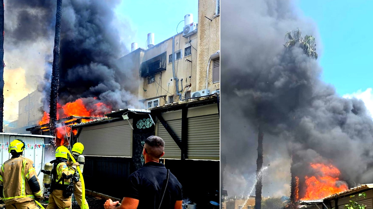 عكا: حريق في مبنى وتخليص 4 عالقين