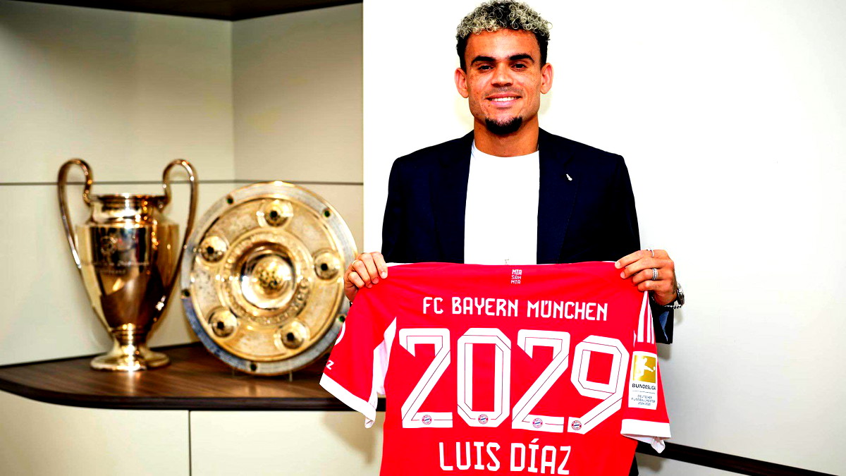 بايرن ميونيخ يعلن رسميا ضم لويس دياز من ليفربول