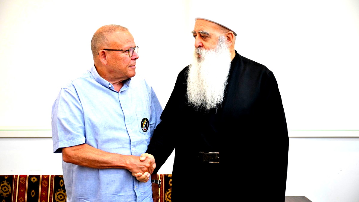 رئيس الهستدروت خلال لقائه الشيخ موفق طريف: "جئنا لنحتضنكم وندعمكم- نحن بمثابة إخوة"