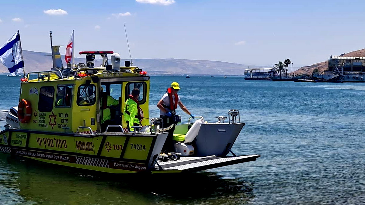 مصرع  رجل 40 عاماً غرقاً في بحيرة طبريا