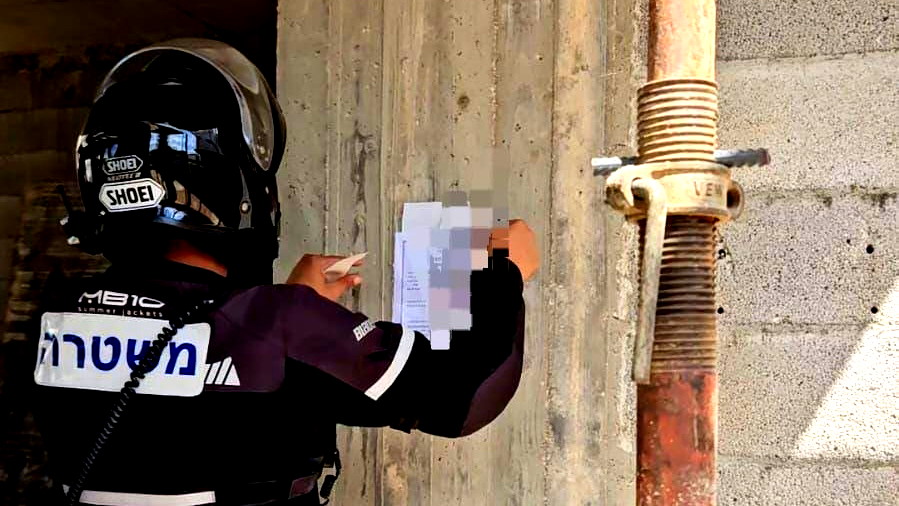 إغلاق ورشة بناء في الخضيرة لمدة 21 يومًا بعد ضبط 3 فلسطينيين بدون تصاريح إقامة