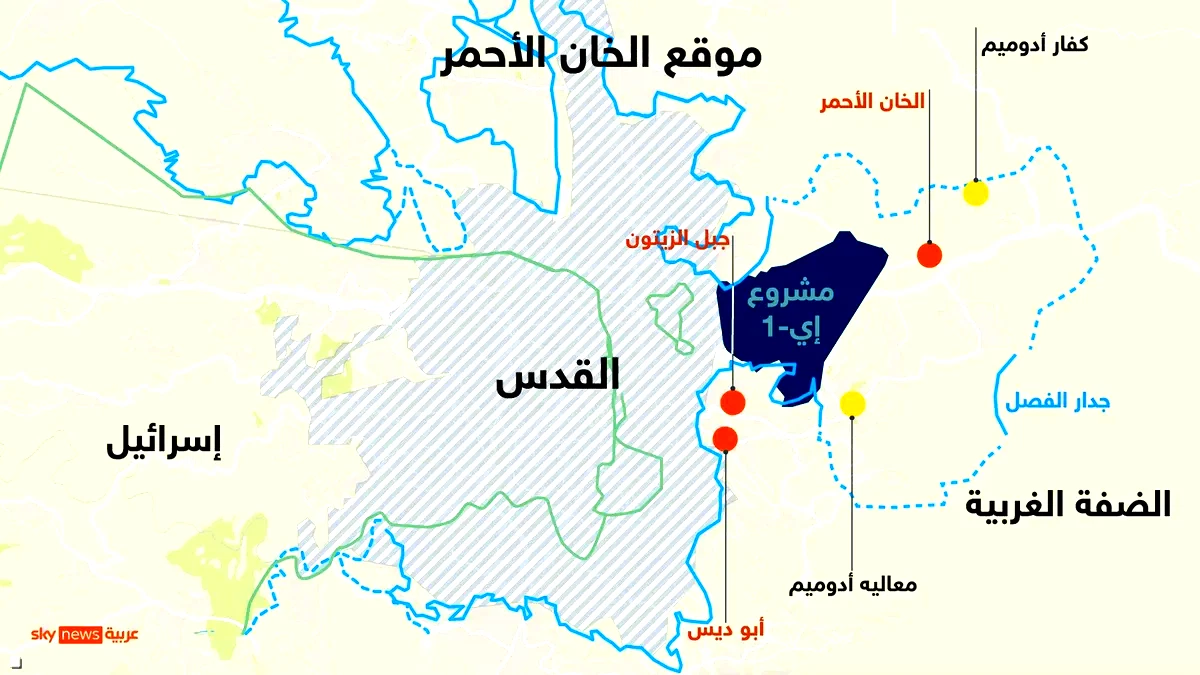 الحكومة الإسرائيلية تصادق على مشروع استيطاني E1 من شأنه تقسيم الضفة الغربية