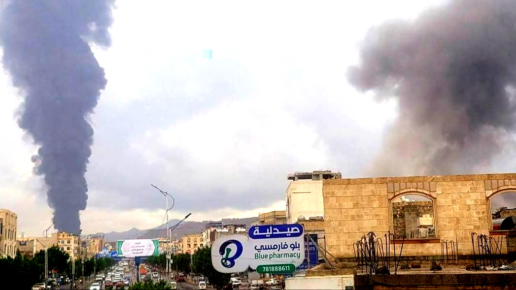سلسلة غارات جوية إسرائيلية تهز العاصمة اليمنية صنعاء