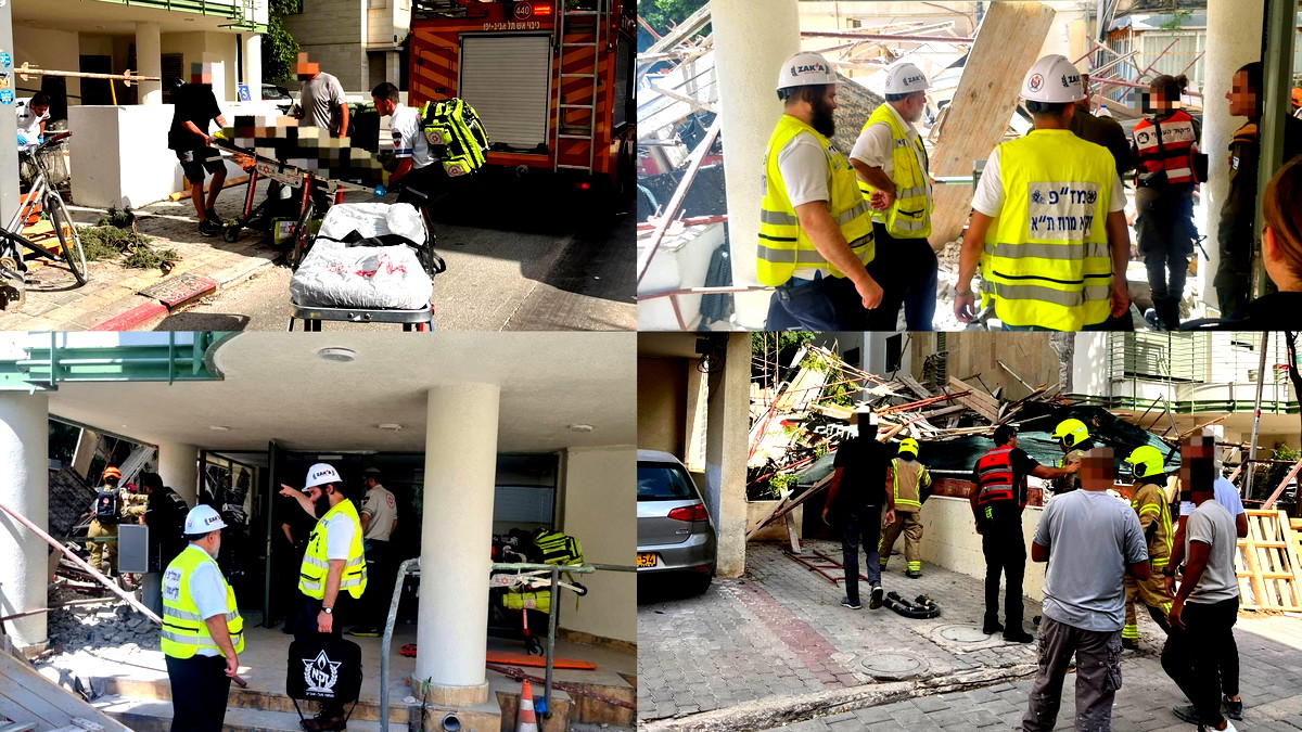 كونوا حذرين| مصرع عامل وإصابة ثلاثة آخرين عقب انهيار سقالات بورشة للترميمات في تل أبيب
