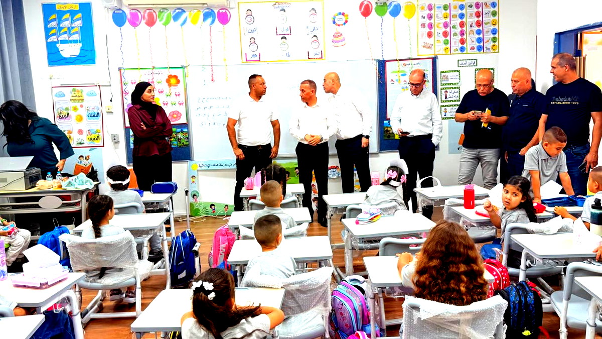 الحلف بسمه طبعون ،استقبال مهيب ومميز لطلاب الصف الأول في المدرسة 